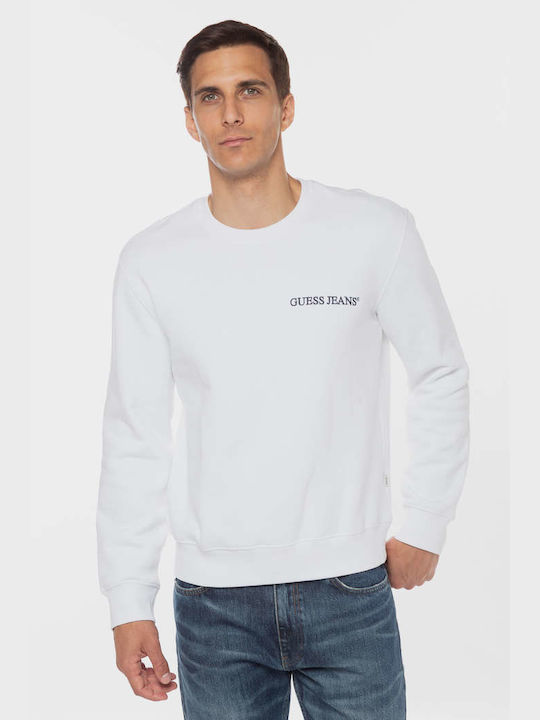 Guess Herren Sweatshirt Weiß