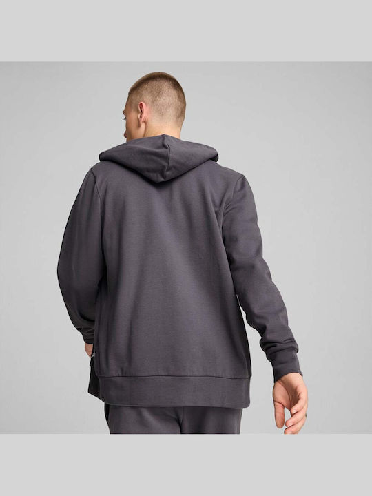 PUMA Better Essentials Gray Cardigan With Hood