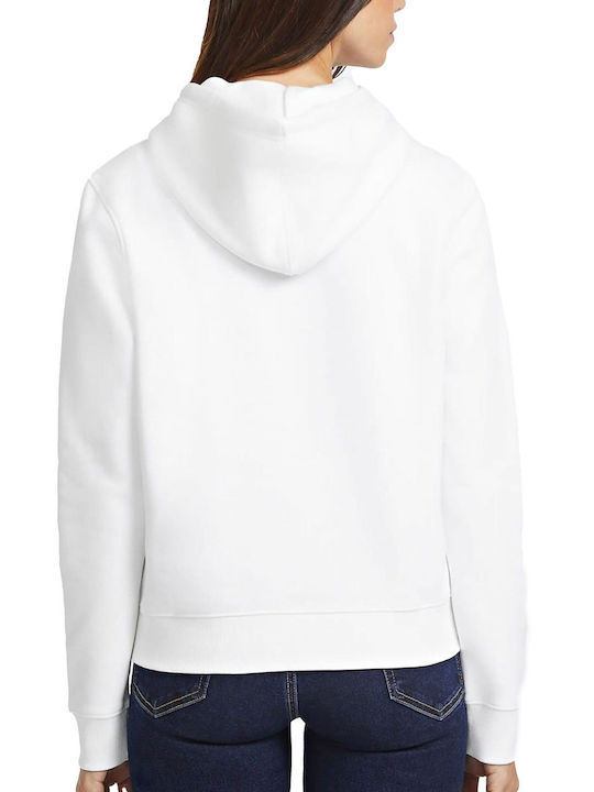 Guess Men's Sweatshirt with Hood white