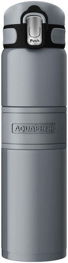 Aquaphor Flasche Thermosflasche Rostfreier Stahl 480ml Gray