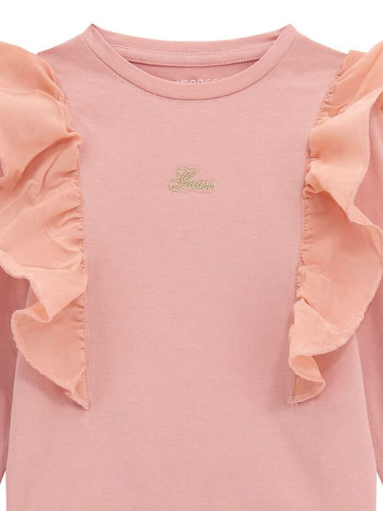 Guess Kids Blouse Long Sleeve Pink