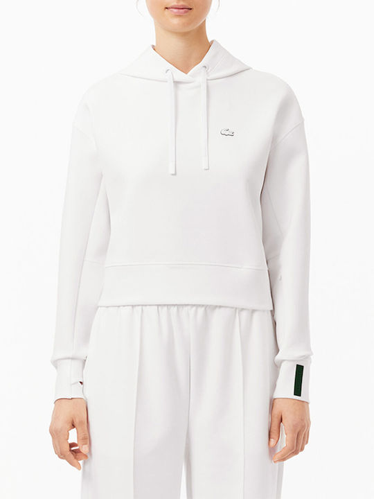 Lacoste Women's Hooded Sweatshirt White