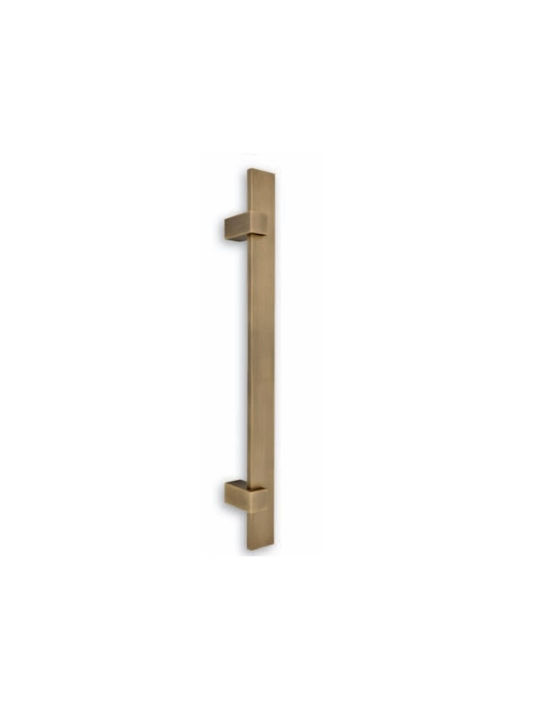 Best 230 Front Door Handle 40x10 Antique Center Distance D Handle Length L 2000/2200mm Best Inox Aluminum Brass