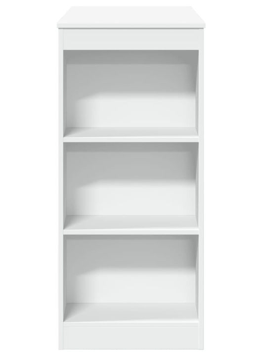 Vidaxl Τραπέζι Μπαρ Ράφια Λευκό 95x47x103,5cm Επεξεργ Ξύλο 1 Τεμ Λευκό