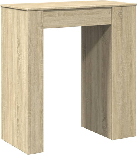 Vidaxl Bar Table Sonoma Oak 95x47x103.5cm Engineered Wood 1 Piece Brown