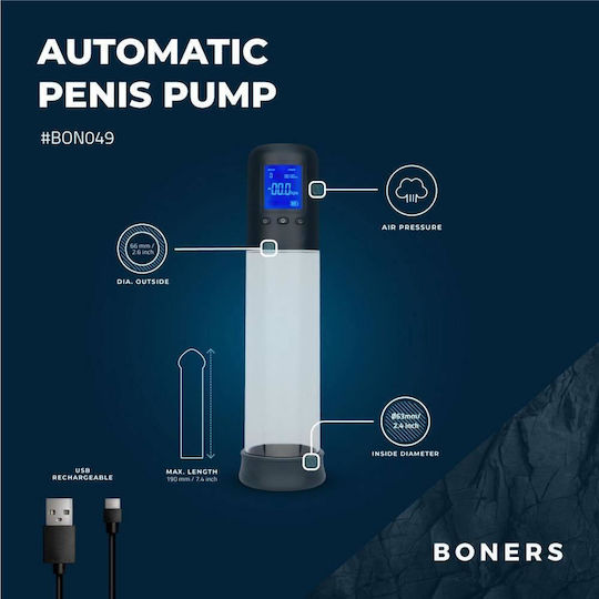 Pompa Automată pentru Penis Boners Penis Pump No.2 Ecran LCD