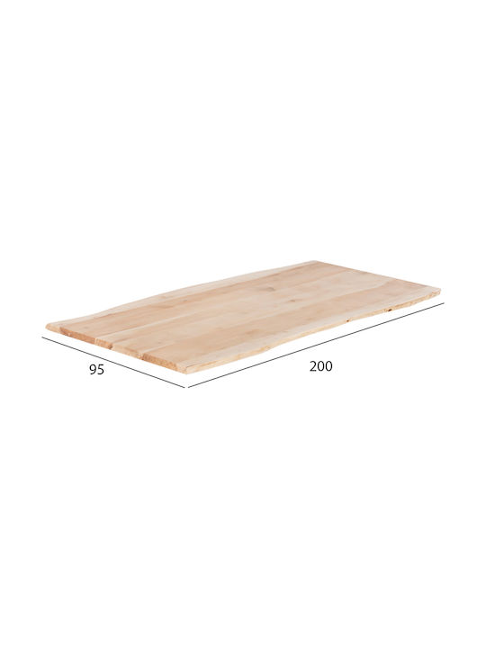 HomeMarkt Επιφάνεια Τραπεζιού από Μασίφ Ξύλο 200x95x4cm HM8506 HomeMarkt Επιφάνεια Τραπεζιού από Μασίφ Ξύλο 200x95x4cm HM8506