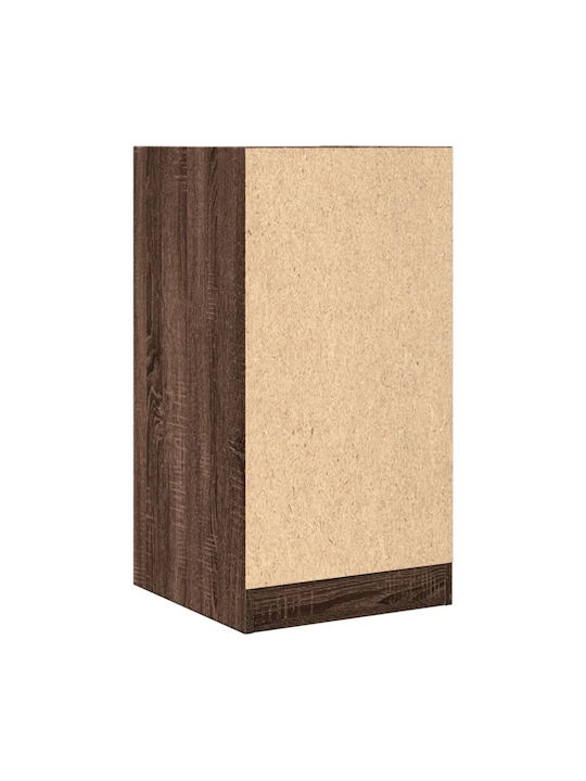 Vidaxl General Purpose Drawer Unit Brown Oak 40x41x77.5cm Engineered Wood 1 Piece Brown