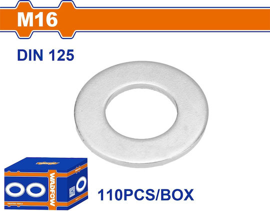 Wadfow Ροδέλα για Βίδα M16mm 110τμχ DIN 125