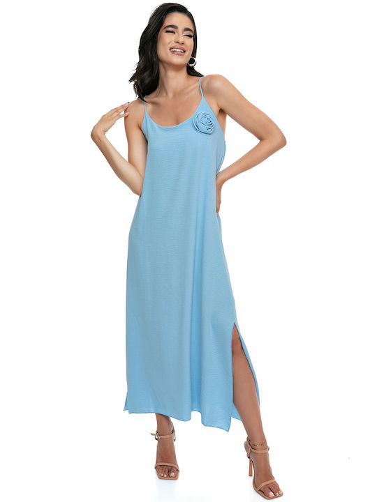 RichgirlBoudoir Summer Maxi Dress Light Blue