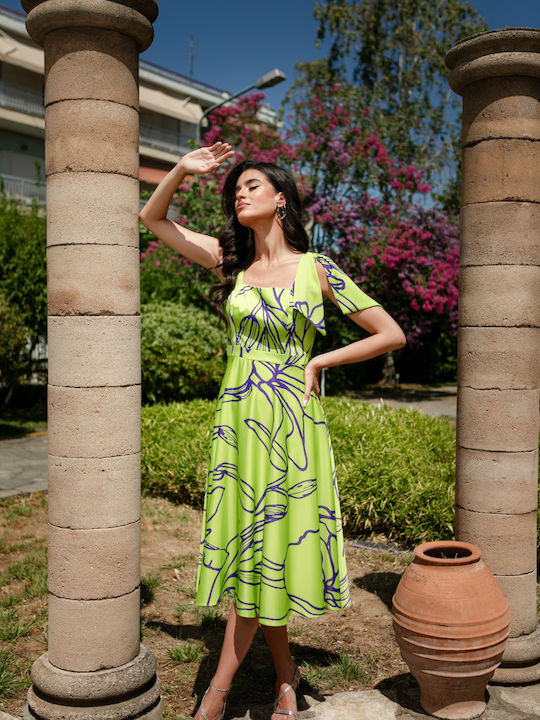 RichgirlBoudoir Summer Midi Dress Green