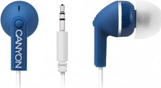 Canyon In-ear Handsfree Ακουστικά με Βύσμα 3.5mm Μπλε