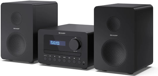 Sharp Аудиосистема 2 XL-B514 20W с CD Player, WiFi и Bluetooth Черен