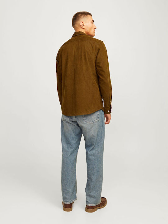 Long-sleeved Corduroy Shirt Monks Robe