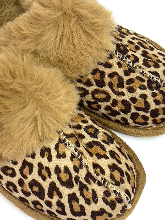 Ustyle Winter Women's Slippers with fur