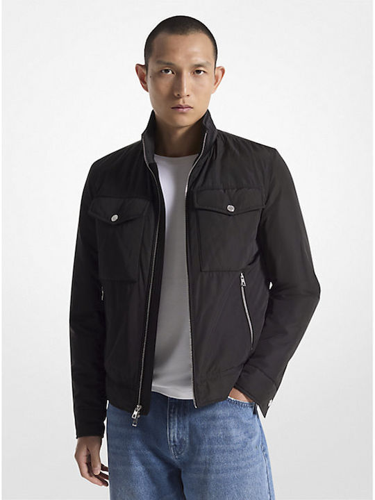 Michael Kors Herren Jacke Bomber Schwarz