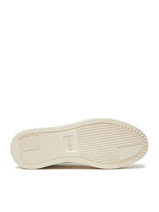 Carina Street Lux Damen Flatforms Sneakers Ecru