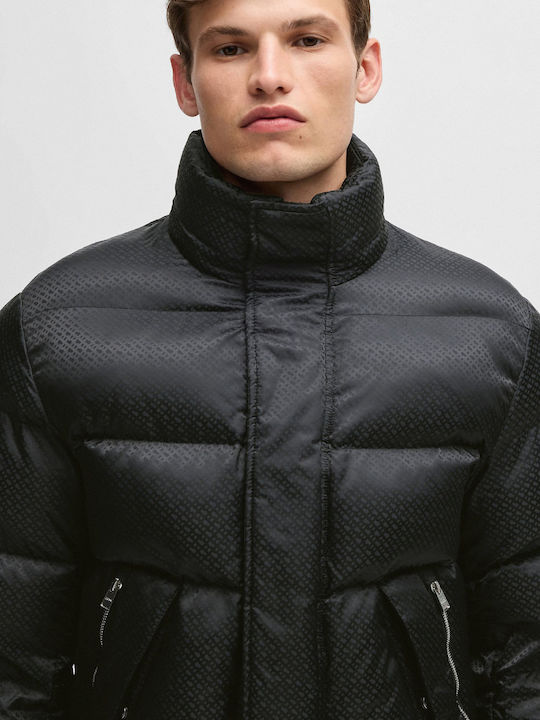 Jacke Puffer Wasserdicht Schwarz