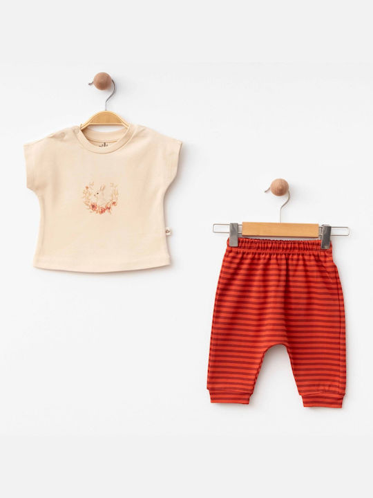 Trendy Shop Kinder Set mit Hose Winter 3Stück Red