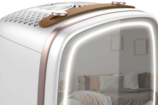 Cecotec Bamba Coolingbeauty 6000 Cosmetic Refrigerator 6lt With Shelf Mirror With LED Lighting White 18W