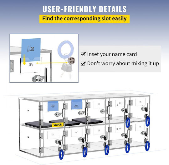 Vevor Mobile Phone Storage Cabinets Yklsjcwjsjb106rgev0