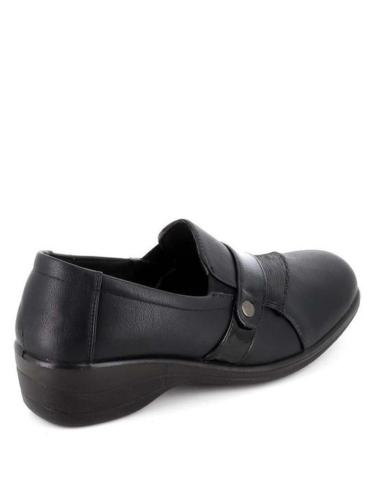 B-Soft Γυναικεία Loafers σε Μαύρο Χρώμα