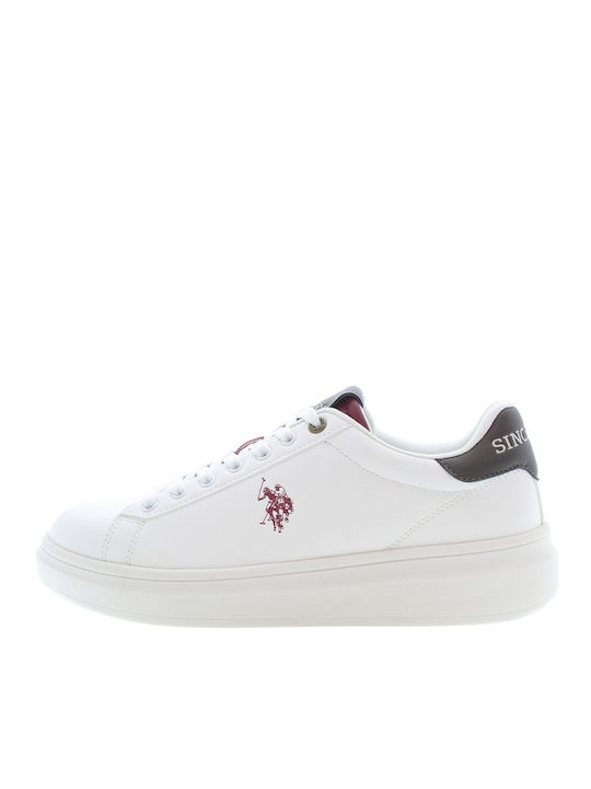 U.S. Polo Assn. Bărbați Sneakers Albe