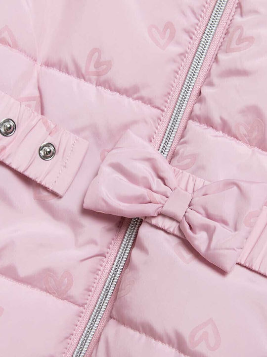 Kids' Casual Jacket with Hood Pink