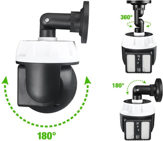Camera de supraveghere falsă tip Bullet Camere de supraveghere simulare cu iluminare LED Alb