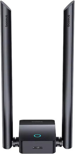 Baseus Fastjoy Αντάπτορας Δικτύου USB με Ασύρματη Σύνδεση Wi-Fi 1300Mbps