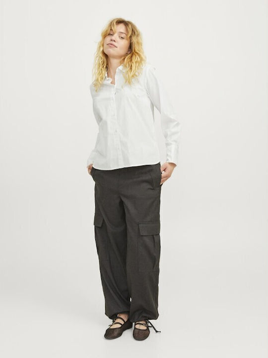 Women's Long Sleeve Shirt White