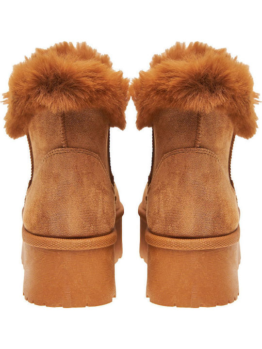 Stiefeletten Damen Braun