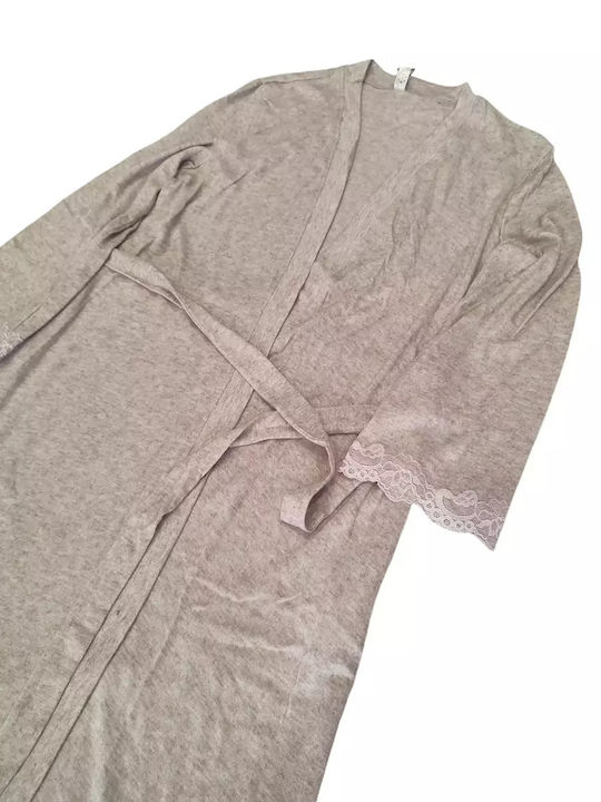 Lida Winter Women's Robe Cappuccino