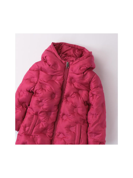 iDO Kids Coat Long Magenda