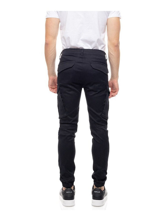 Hose Cargo Elastisch in Schlanker Passform Black