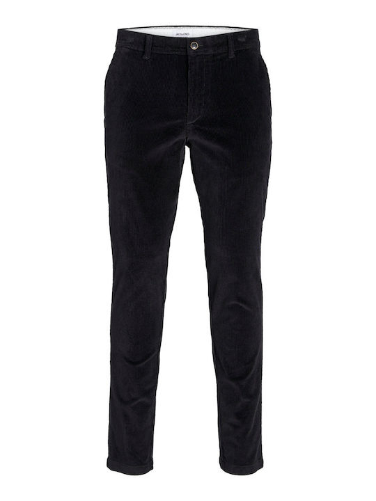 Trousers Chino Elastic in Relaxed Fit Black