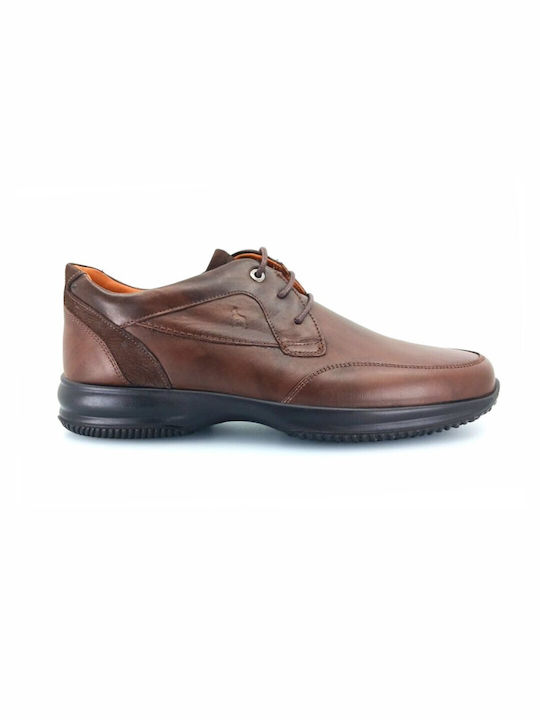 Boxer Men's Leather Casual Shoes Brown