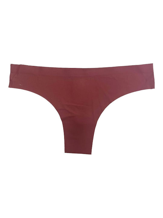 Intimonna Women's Brazil Seamless Bordeaux