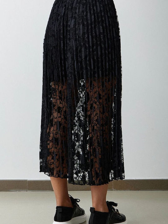 BSB Midi Skirt in Black color