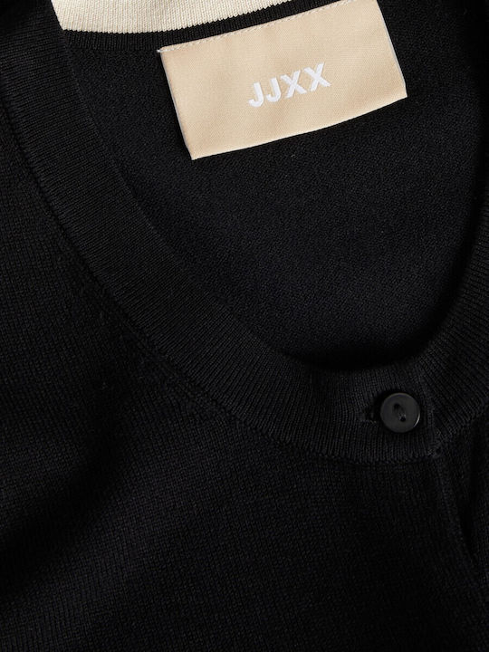 Lungă Jachetă de damă tricotată Black