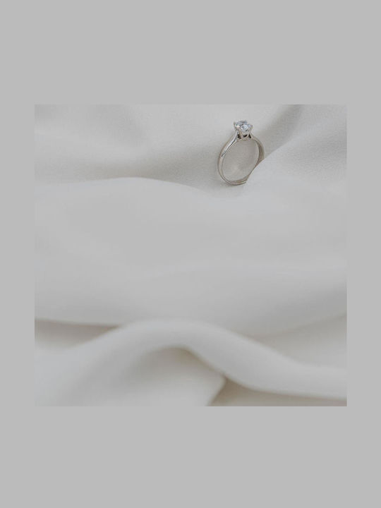 Themelidis Jewels Μονόπετρο από Λευκόχρυσο Themelidis Jewels Μονόπετρο από Λευκόχρυσο