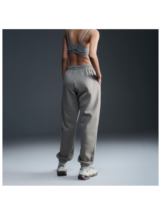 Nike Sportswear Phoenix Women's High Waist Sweatpants Gray Fleece