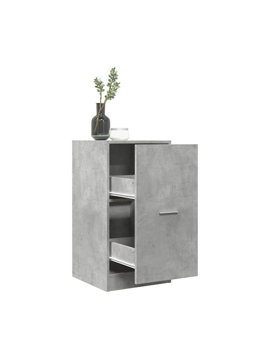 Vidaxl Allzweck-Schubladeneinheit Grau Spanplatte 40x41x77,5cm 1 Stück Grau