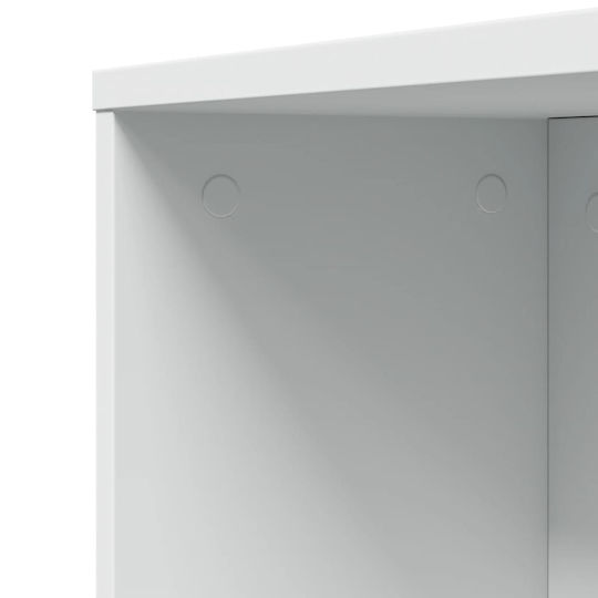 vidaXL Στήλη Μπάνιου Τοίχου Μ22xΒ41xΥ135cm Λευκή