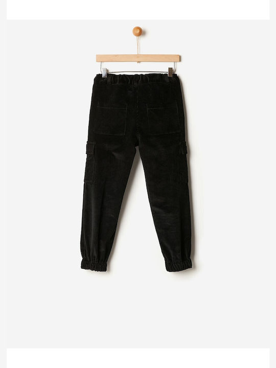 Brand Kids Corduroy Trousers Black