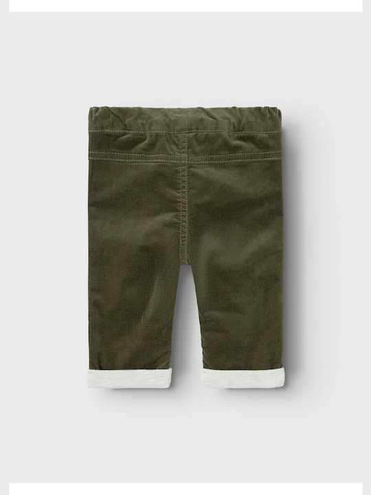 Brand Kids Corduroy Trousers HAKI