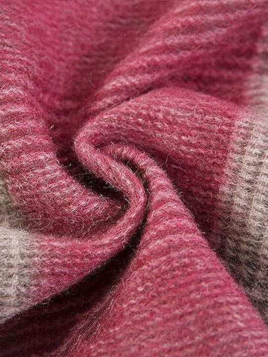 Yiseven Women's Wool Scarf Red