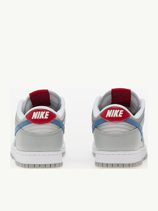 Dunk Low Ανδρικά Sneakers Metallic Silver / Aegean Storm