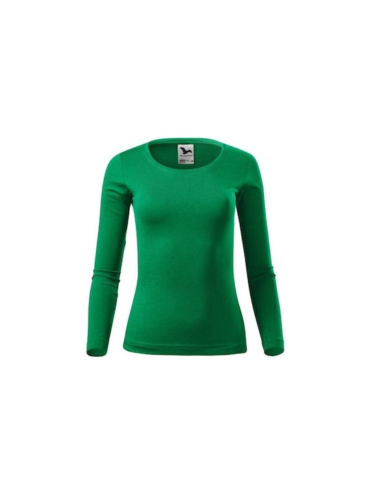 Malfini Femei Bluza Promotională Mânecă Scurtă în Verde Culore