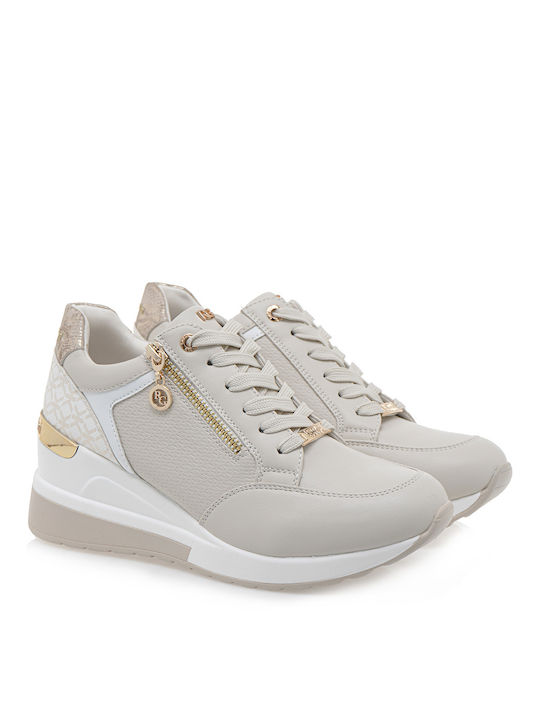 Renato Garini Damen Sneakers Beige / White